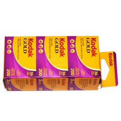 Kodak Gold GC 200/36 - 3 filmy do zdjęć kolorowych na wakacje
