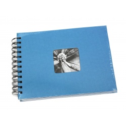 Hama Album Fine Art 24x17cm - 50 kartonowych czarnych stron z pergaminem - niebieski
