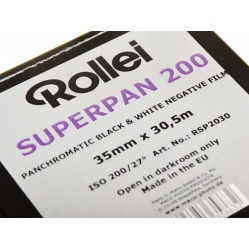 Rollei Superpan 200 film klisza z metra z puszki - 30,5 m.