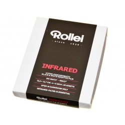 Rollei IR 400 Infrared 820 nm. 4x5"/25 film na podczerwień NA ZAMÓWIENIE