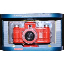 Lomography Sprocket Rocket panorama 35mm, aparat LOMO - czerwony