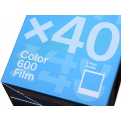 Polaroid Color 600 Film 5 pudełek - 40 zdjęć kolorowych