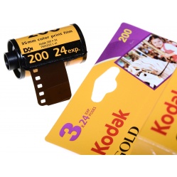 Kodak Gold 200/24 - 3 filmy do odbitek kolorowych na wakacje