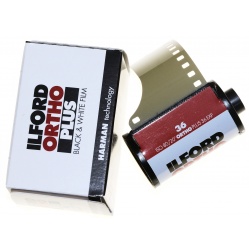 Ilord Ortho Plus 80/36 film klisza ortochromatyczna 35mm.