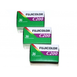Fuji Fujicolor 200/36 C200 3 FILMY amatorski film do zdjęć kolorowych