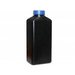 Butelka, pojemnik, miarka, naczynie foto - kolor czarny - pojemność: 1 litr.