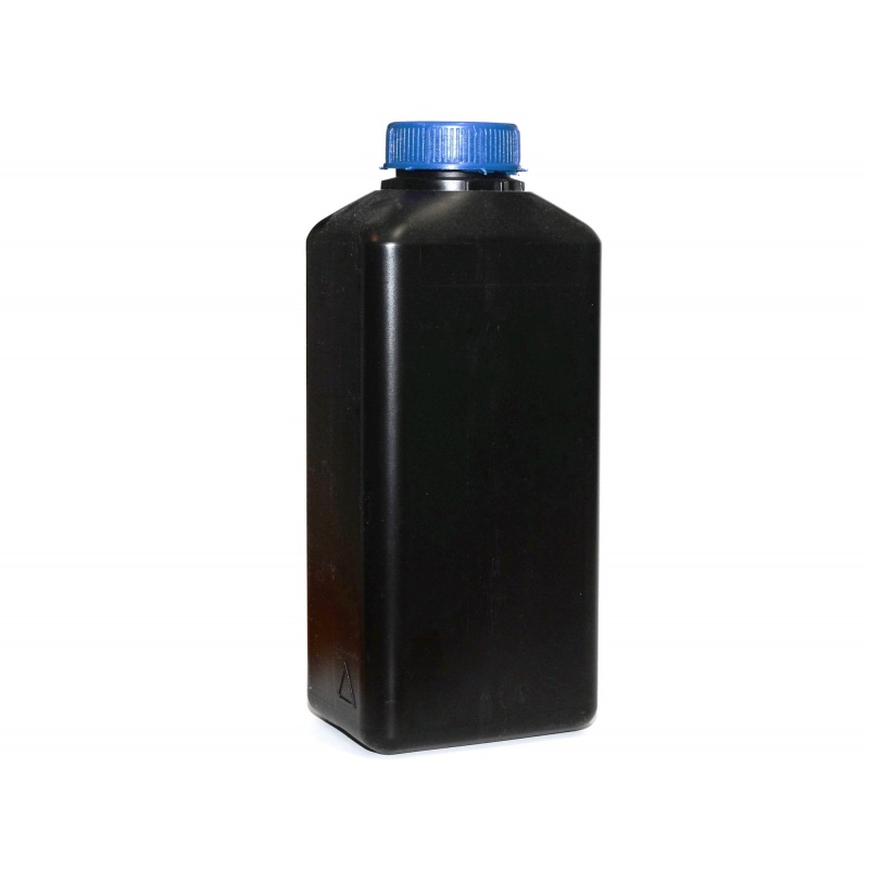 Butelka, pojemnik, miarka, naczynie foto - kolor czarny - pojemność: 1 litr.