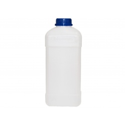 Butelka, pojemnik, naczynie na płyny fotograficzne na 2 litry - mleczne