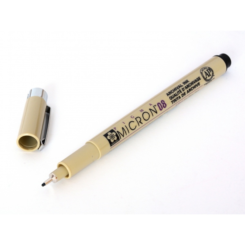 Sakura Pisak bezkwasowy Micron do podpisywania zdjęć - 0,50 mm.
