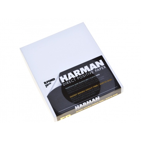 Harman Direct Positive papier BARYT błysk 4x5"/25 (10,2x12,7cm) wprostpozytywowy